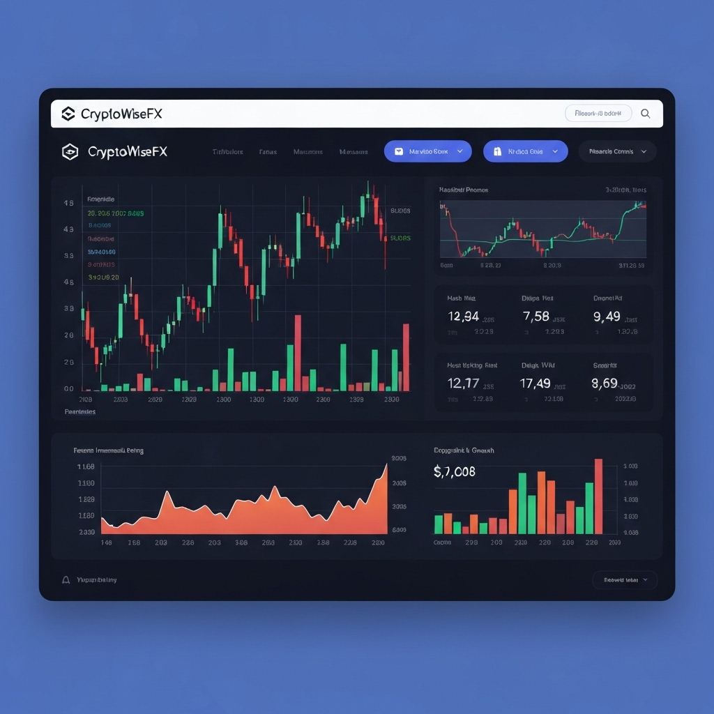CryptoWiseFX Dashboard - Professional cryptocurrency investment platform with trading and mining operations